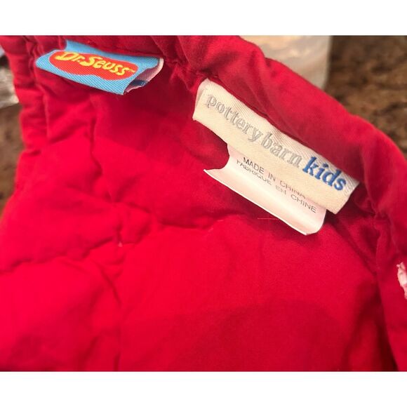 Pottery Barn Kids TWIN Dr Seuss Cat in the Hat Bed Quilt HTF Retired EUC - Picture 5 of 5